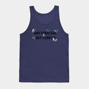 ANTISOCIAL BUTTERFLY BLUE Tank Top